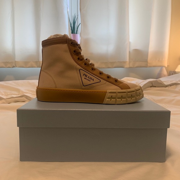Brand New Prada Gabardine High-Tops - Picture 3 of 4